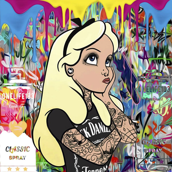 Alice In What The F@%kland (Alice in Wonderland) by OneLife183 - Onelife183 - Watergate Contemporary