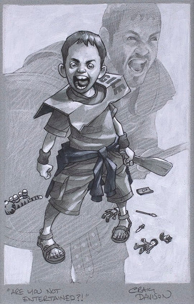 Are You Not Entertained? (Sketch) - Craig Davison - Watergate Contemporary