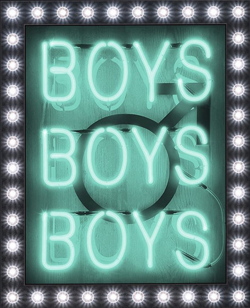 Boys, Boys, Boys (Turquoise) by Courty - Courty - Watergate Contemporary