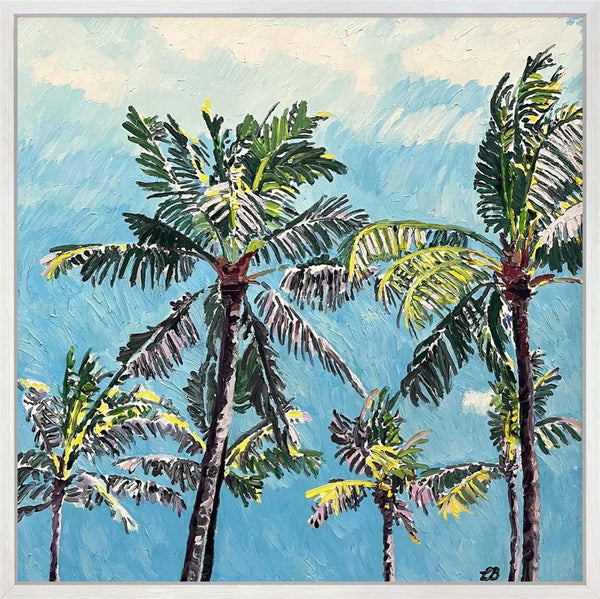 Cerulean Skies And Sunset Palms - Leila Barton - Watergate Contemporary