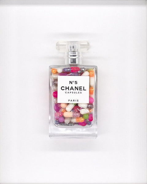 Chanel No.5 Capsules (White & Multi) - Emma Gibbons - Watergate Contemporary