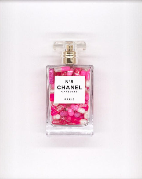 Chanel No.5 Capsules (White&HotPink) - Emma Gibbons - Watergate Contemporary