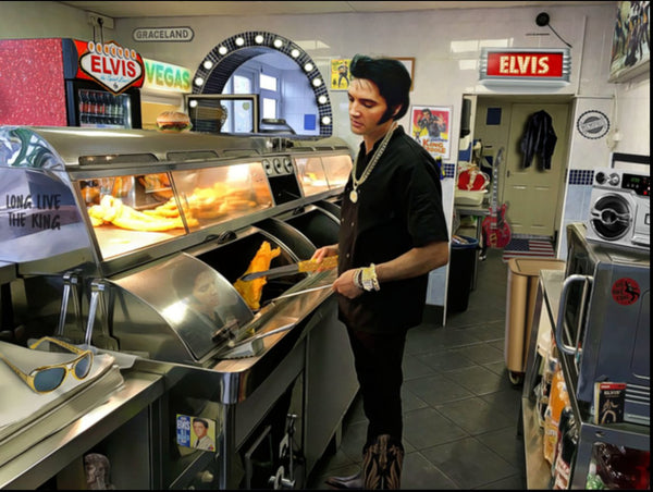 Chip Shop Elvis by Dirty Hans - Dirty Hans - Watergate Contemporary