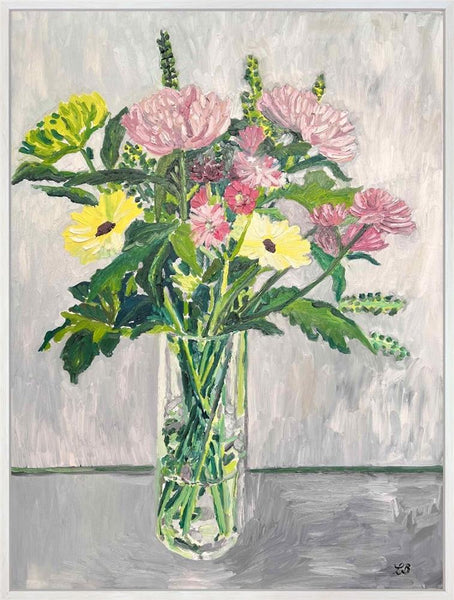 Dahlias In Grey - Leila Barton - Watergate Contemporary
