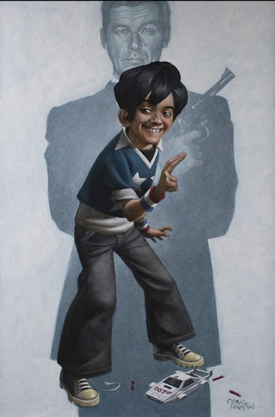 Dan With The Golden Gun by Craig Davison - Craig Davison - Watergate Contemporary