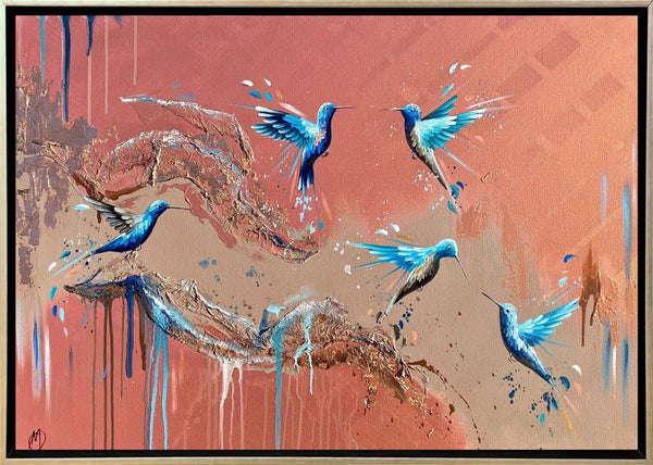 Feathered Sapphires - Mellisuga - Watergate Contemporary