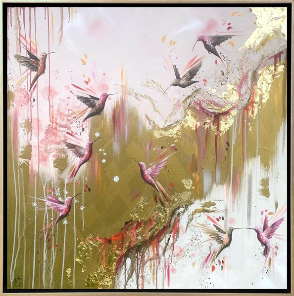 Flying Pink Sapphires - Mellisuga - Watergate Contemporary