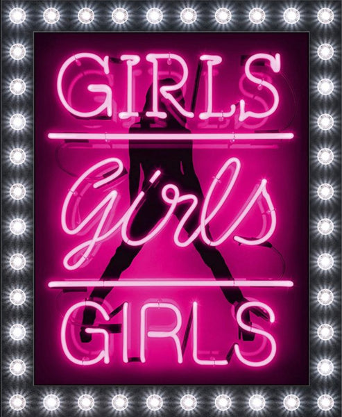 Girls, Girls, Girls (Hot Pink) by Courty - Courty - Watergate Contemporary
