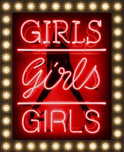 Girls, Girls, Girls (Red) by Courty - Courty - Watergate Contemporary