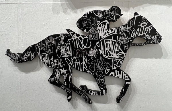 Graffiti Horse by Dirty Hans (Exhibition Exclusive) - Dirty Hans - Watergate Contemporary