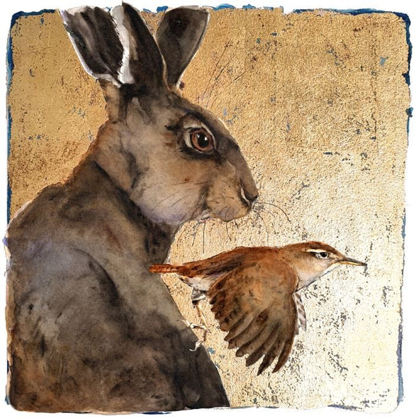 Hare and Wren by Jackie Morris - Jackie Morris - Watergate Contemporary