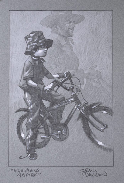 High Plains Grifter by Craig Davison (Sketch Edition) - Craig Davison - Watergate Contemporary