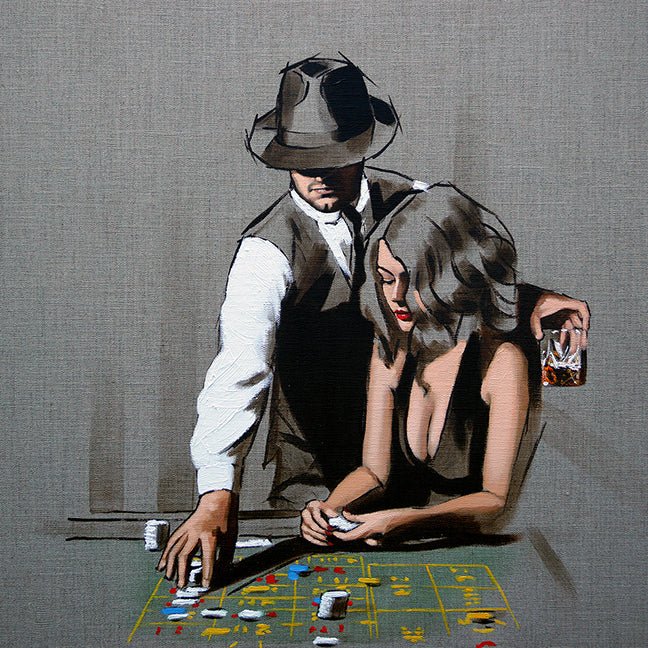 High Rollers (Study) by Richard Blunt - Richard Blunt - Watergate Contemporary