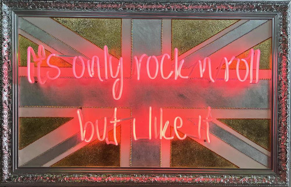 It’s Only Rock & Roll - illuminati Neon - Watergate Contemporary