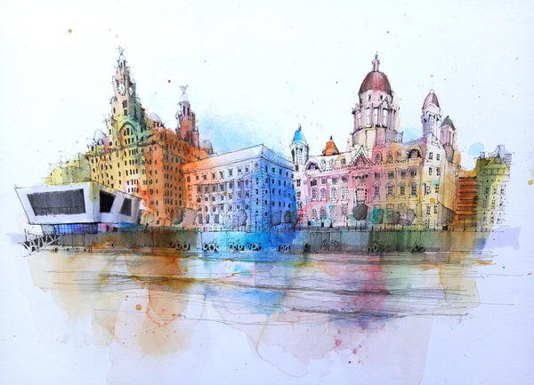 Liverpool Waterfront by Ian Fennelly - Ian Fennelly - Watergate Contemporary