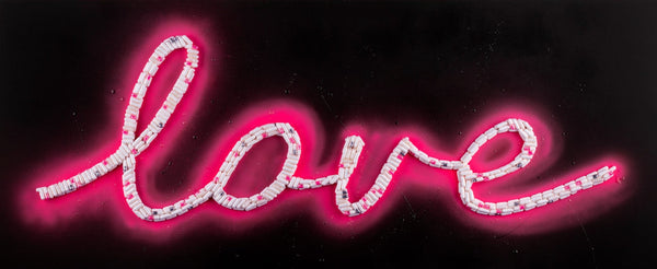 Neon Love (Pink) by Emma Gibbons - Emma Gibbons - Watergate Contemporary