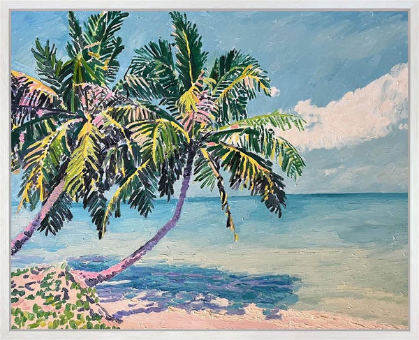 Palm Over The Turquoise Sea - Leila Barton - Watergate Contemporary