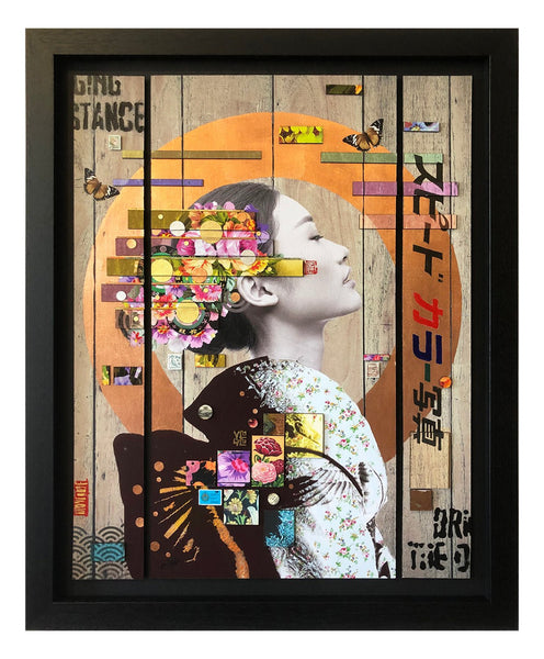 Patience Byobu in Layers in Champagne Gold Leaf by Gareth Tristan Evans - Gareth Tristan Evans - Watergate Contemporary