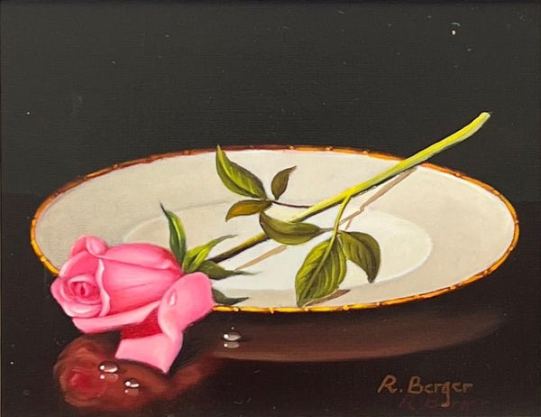 Pink Rose by Ronald Berger (Original) - Ronald Berger - Watergate Contemporary