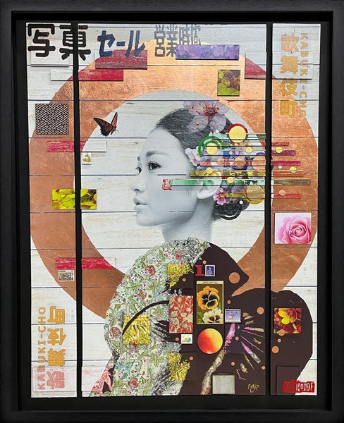 Porcelian Byobu In Layers Champagne Gold Leaf - The Trunk Of Funk - Watergate Contemporary