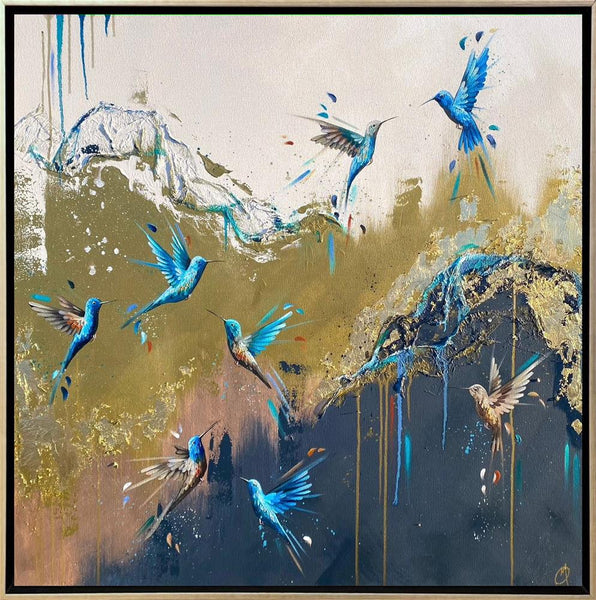 Sapphire Feathers II - Mellisuga - Watergate Contemporary