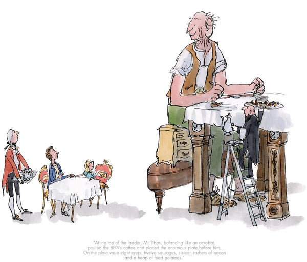 The BFG Has Breakfast With The Queen by Quentin Blake - Quentin Blake - Watergate Contemporary