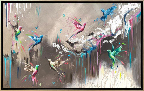 Vibrant Feathers II - Mellisuga - Watergate Contemporary