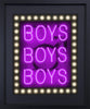 Boys, Boys, Boys (Purple) by Courty - Courty - Watergate Contemporary