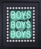 Boys, Boys, Boys (Turquoise) by Courty - Courty - Watergate Contemporary