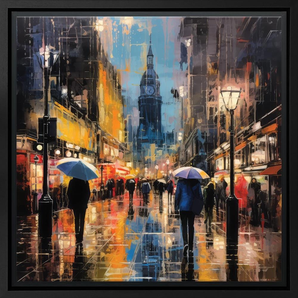 City Lights In The Rain - Leander - Watergate Contemporary