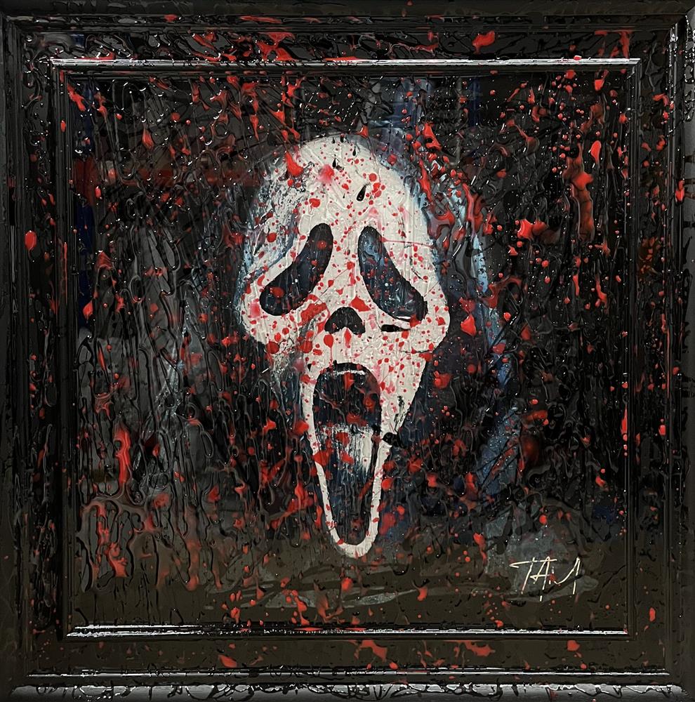 Do You Like Scary Movies - Deep Cast Liquid Resin - The Art Maverick - Watergate Contemporary