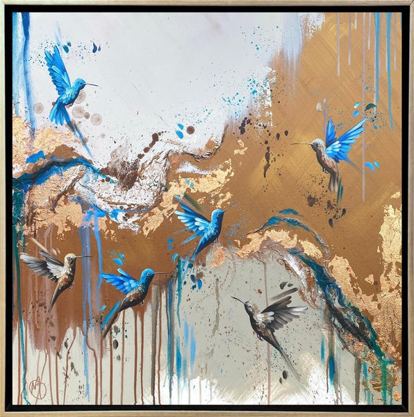 Feathered Sapphires II - Mellisuga - Watergate Contemporary