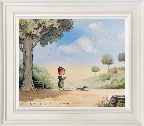 Fish, Chips And Sausage - Michael Abrams - Watergate Contemporary