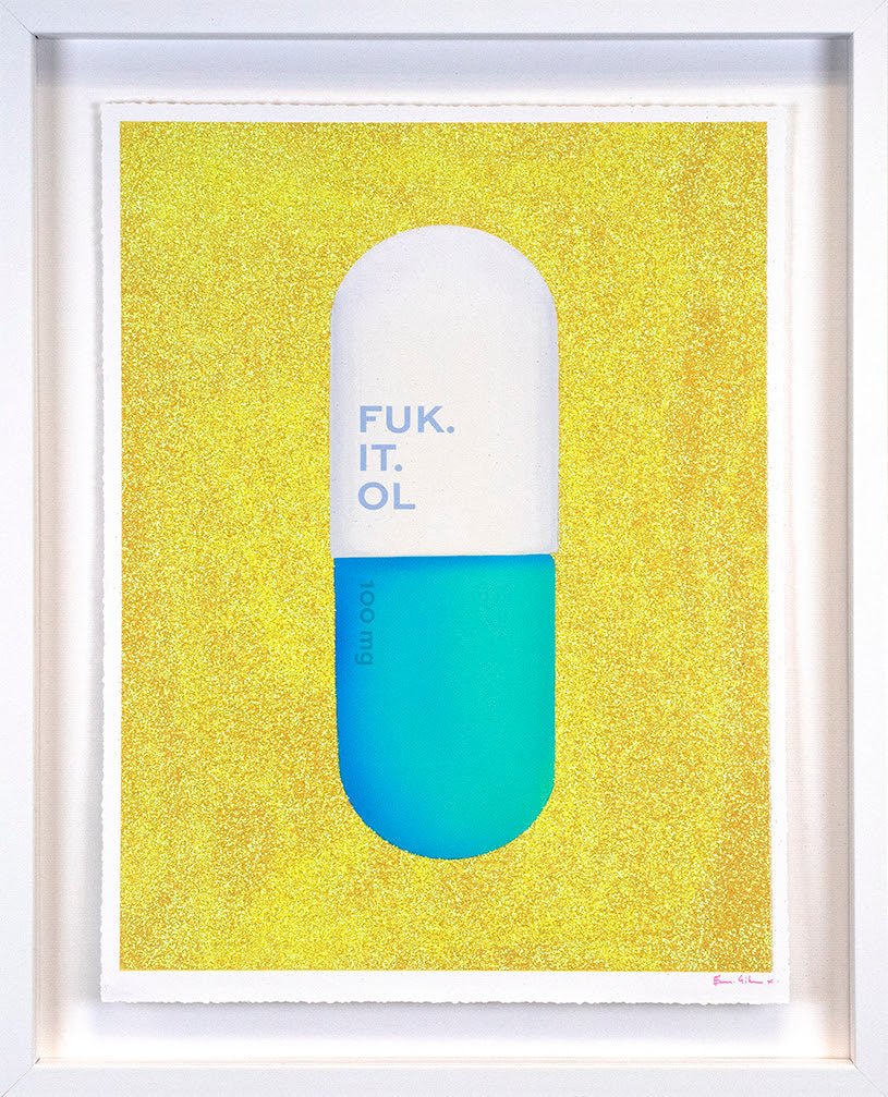 Fuk. It. Ol. by Emma Gibbons (Sunray Yellow) - Emma Gibbons - Watergate Contemporary