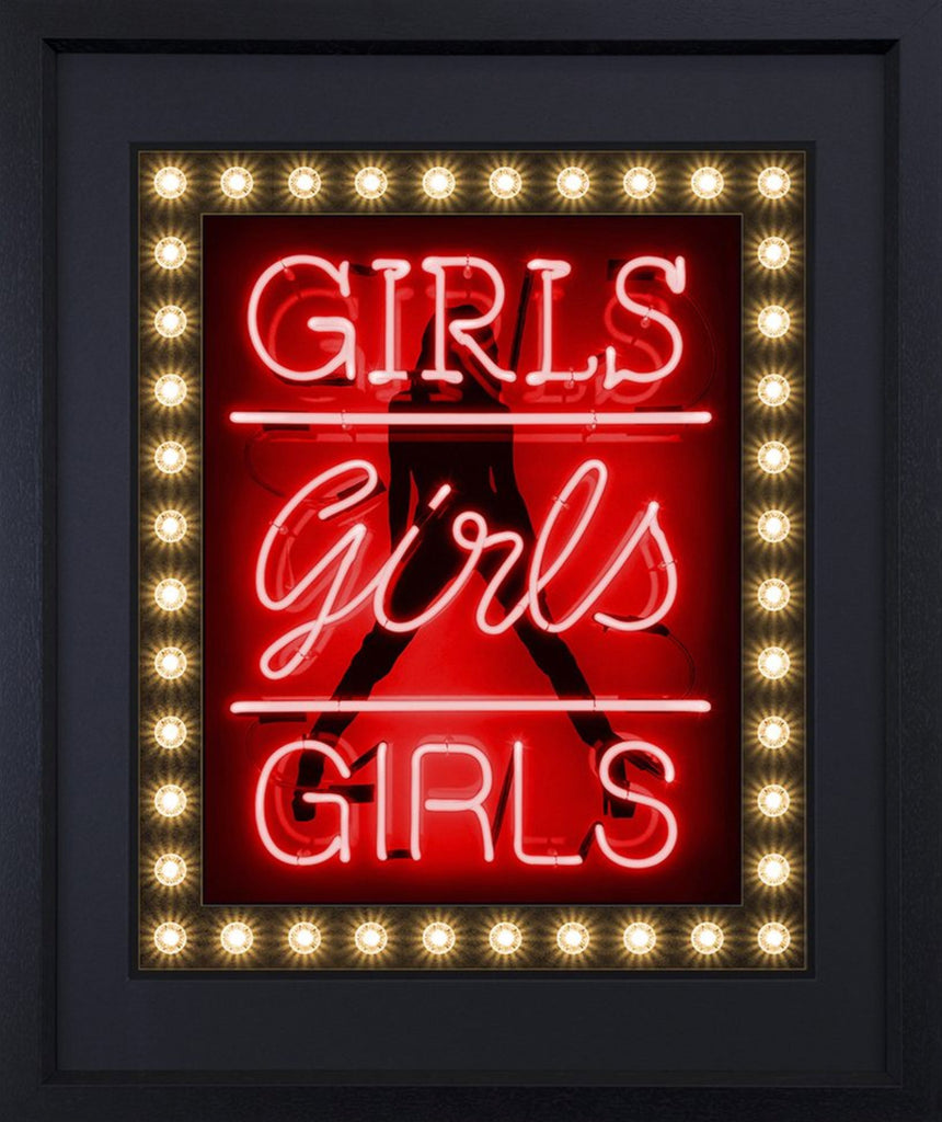 Girls, Girls, Girls (Red) by Courty - Courty - Watergate Contemporary