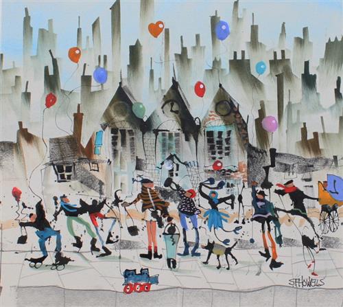 Have You Got Your Book Bag? - Sue Howells RWS - Watergate Contemporary