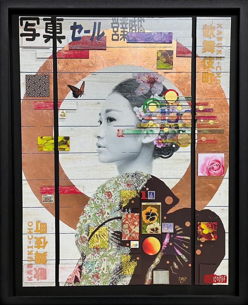 Porcelian Byobu In Layers Champagne Gold Leaf - The Trunk Of Funk - Watergate Contemporary