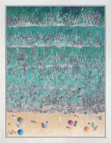 Silver Waves, Turquoise Sea - Lenny Cornforth - Watergate Contemporary